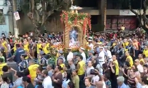 Procissão de Nossa Senhora da Conceição reúne fiéis no Centro de Manaus