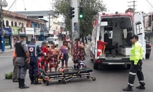 Acidente deixa um ferido e complica trânsito em avenida de Manaus