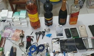 Polícia encontra Chandon e droga durante revista em presídio no Amazonas 