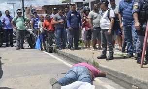 Em Manaus, homem é morto a tiros por pistoleiro em motocicleta 