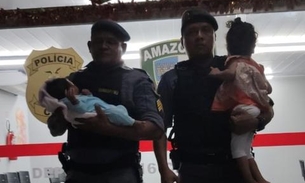 Mãe some de casa e deixa recém-nascido e criança deficiente sozinhos em Manaus