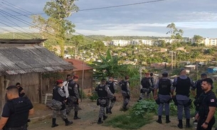 Polícia faz mega operação no Monte Horebe e em áreas vermelhas em Manaus