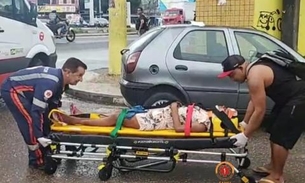 Homem agride mulher à tijolada em feira de Manaus  