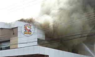 Em Manaus, fritadeira provoca incêndio em panificadora durante a madrugada