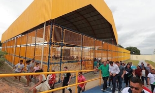 Centro de convivência é entregue revitalizado em Manaus