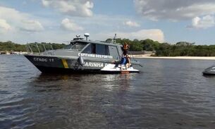 Marinha faz ronda em rios do Amazonas para combater práticas irregulares em embarcações
