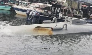 Submarino de facção criminosa é apreendido com 5 toneladas de drogas 