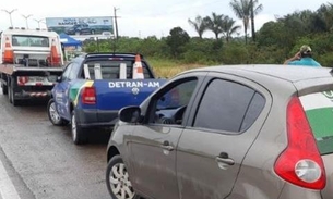 Motorista é detido ao transportar passageiros na Ponte Rio Negro