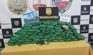 Grupo é preso com mais de 60kg de drogas em porto no Amazonas