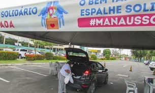 Drive-thru do Manaus Solidária só funciona a partir de quarta-feira
