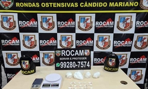 Rocam prende homem com drogas em rua de Manaus