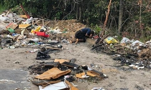 Corpo de homem é desovado em lixão a céu aberto em Manaus