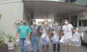 Manaus FC doa EPIs para profissionais de saúde do SPA da Cidade Nova 