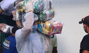 Campanha do Mesa Brasil e Sesc distribui 3 mil cestas básicas em Manaus