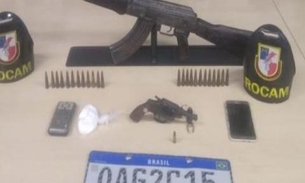 Homem é preso com fuzil AK-47 em apartamento em Manaus