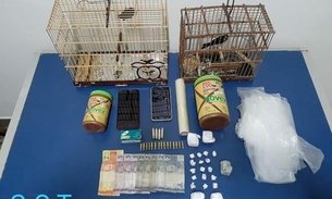 Trio é preso com drogas e animais silvestres durante operação no Amazonas 