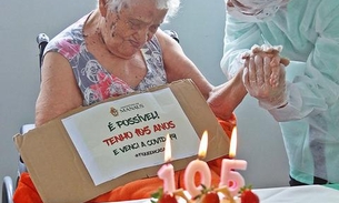 Com 105 anos, idosa de Manaus é a pessoa mais velha do Brasil a vencer a Covid-19 