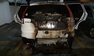 Síndica tem carro incendiado dentro de condomínio de luxo em Manaus
