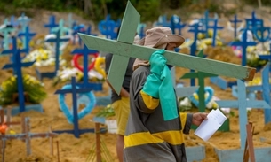 Na quarta-feira (6), Manaus registrou recorde de 110 sepultamentos. Foto: Alex Pazuello/Semcom