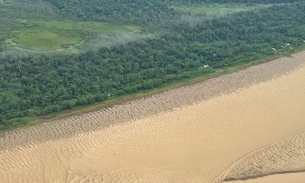 Rio Solimões, em Fonte Boa, em novembro de 2024 - Foto: Jander Robson/Portal do Holanda