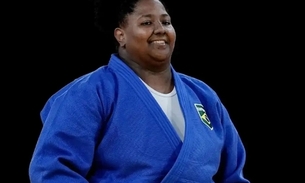 Beatriz Souza, judoca brasileira. Foto: Alexandre Loureiro/ COB