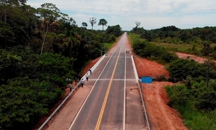 Trecho da BR-174 (Manaus-Boa Vista/RR): estrada integra rota de integração para o Caribe - Foto: Denit/Divulgação
