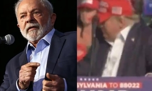 Foto de Lula: Marcelo Camargo/Agência Brasil --- Foto de Trump: Reprodução/Twitter