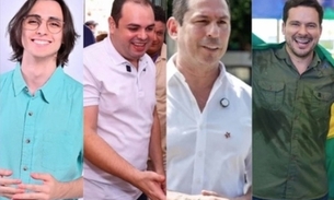 Candidatos à Prefeitura de Manaus - Fotos: Divulgação