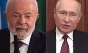 Foto do Lula: Agência Brasil - Foto do Putin: Reprodução