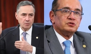 Presidente do STF, Barroso, e o decano Gilmar Mendes - Foto: TSE e Agência Brasil