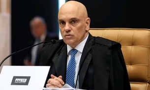 Ministro do STF, Alexandre de Moraes, durante sessão no plenário — Foto: Rosinei Coutinho/SCO/STF