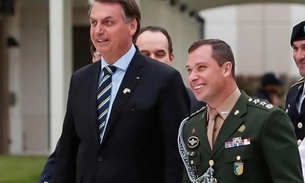 O ex-presidente Jair Bolsonaro e seu ajudante de ordens, Mauro Cid — Foto: /Alan Santos / PR