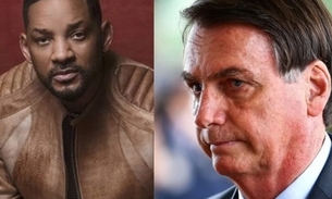 Foto do Will Smith: Divulgação / Foto do Bolsonaro: Agência Brasil 