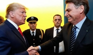 Trump pediu a brasileiros que votem em Bolsonaro - Foto: Alan Santos/PR via BBC