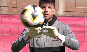 Tiago Volpi em treino do Toluca. Foto: Divulgação/ @TolucaFC