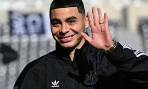 Miguel Almirón está desde 2019 no Newcastle. Foto: Divulgação/ Newcastle