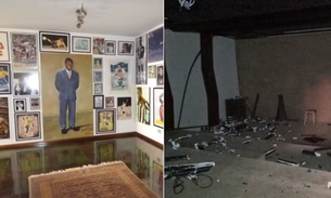 Casa de Pelé no Guarujá (SP) está em estado de abandono. Foto: Reprodução