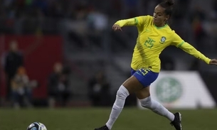 Gabi Portilho é jogadora da Seleção Feminina de Futebol. Foto: Thais Magalhães/ CBF