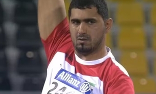 Abdullah Hayayei, então com 36 anos, morreu após ser atingido por uma barra de metal. Foto: Reprodução/ paralympic.org