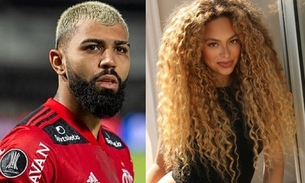 Foto Gabigol: Alexandre Vidal/Flamengo - Foto Julia: Reprodução/Instagram