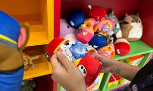 Fiscalização do Ipem-AM apreende brinquedos em loja de departamento - Foto: Jeane Glay/Ipem-AM