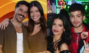 Vitória Strada é dupla de Mateus Pires. Atriz já viveu um breve affair com João Guilherme, atual namorado de Bruna Marquezine. Foto: Reprodução/TV Globo e Instagram