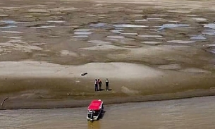 Rio Solimões em Benjamin Constant - Foto: Defesa Civil/AM