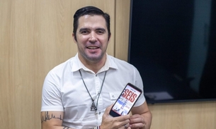 Em Manaus, Erick Lira grava talk show sobre como sobreviveu a  queda de 109 metros