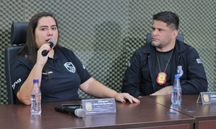 Delegada Débora Barreiros e delegado Guilherme Torres - Foto: Reprodução