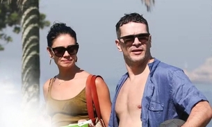 Namorando Xamã, Sophie Charlotte curte dia de praia com Daniel de Oliveira 