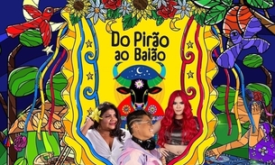 'Pirão ao Baião' agita sexta-feira no Teatro da Instalação