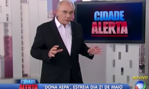 Marcelo Rezende reclama de propaganda de novela em seu programa, veja