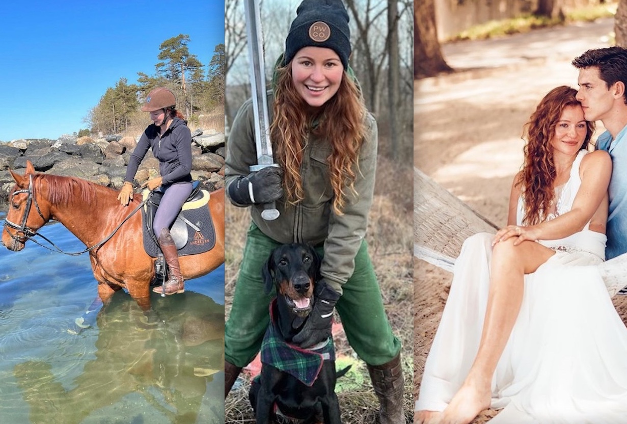 Alexandra Andresen, 26 anos, é amante da natureza e dos animais. Fotos: Instagram