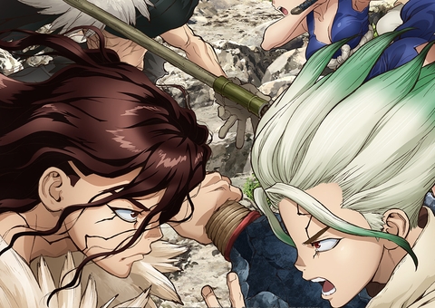 Dr. Stone - Pôster promocional da segunda temporada - AnimeNew